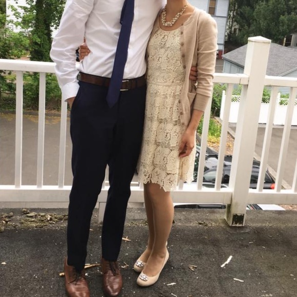 Urban Outfitters off-white/cream lace dress size 0 - Picture 4 of 4